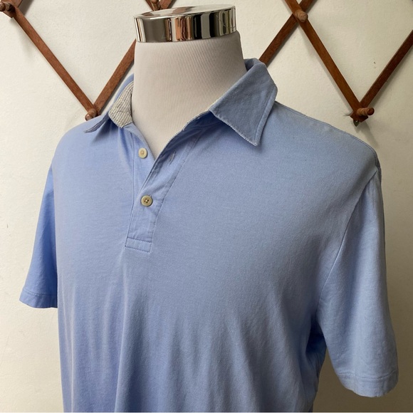 Jack Spade Light Blue Cotton Polo - Picture 4 of 16